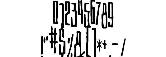 Etiketafont Font OTHER CHARS