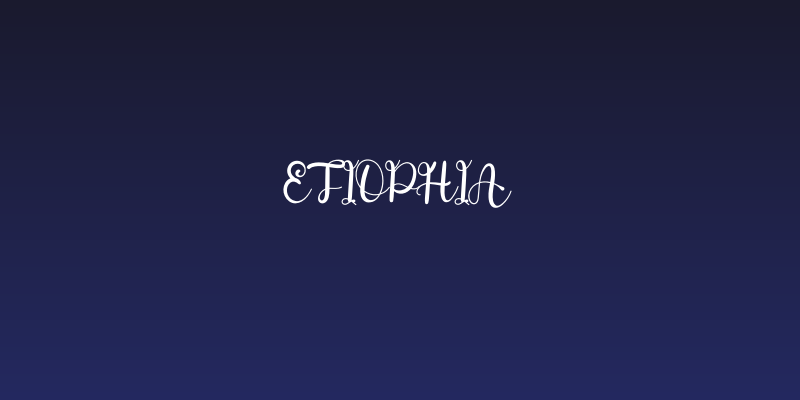 Etiophia Social Header