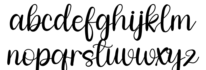 Etiophia Font LOWERCASE