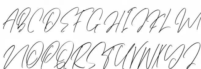 Etiquette Schriftart Groß
