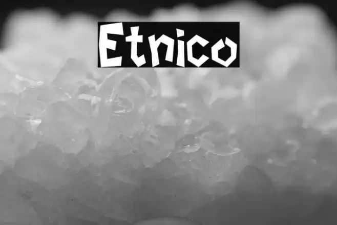 Etnico Font examples