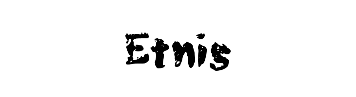 Etnis  Frei Schriftart Herunterladen