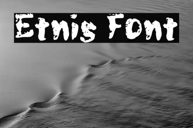 Etnis Font examples