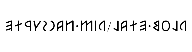 Etruscan mid/late Bold  免费字体下载