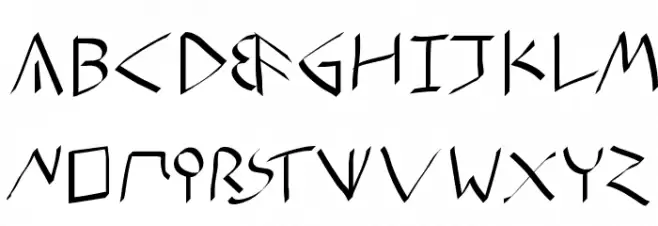 EtruskRough Fonte MAIÚSCULAS