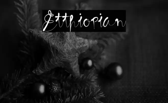 Etthiopian Font examples