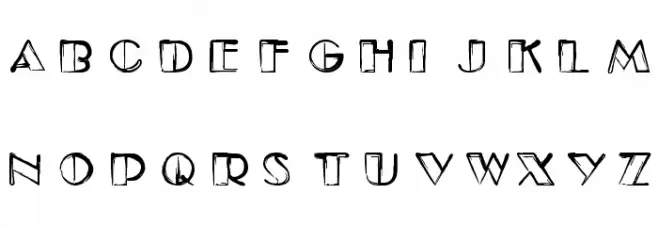 Etude 字体 大写
