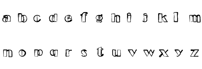 Etude Font LOWERCASE