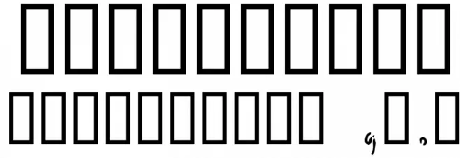 etchAsketch Font OTHER CHARS