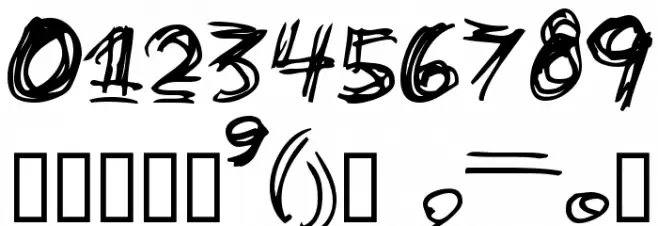 etchy Font OTHER CHARS