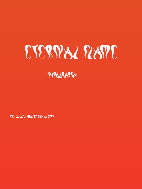 eternal flame Poster