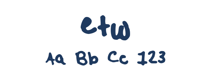 etw Font Preview