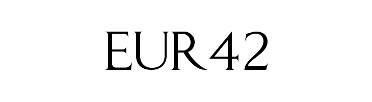 EUR42  免费字体下载