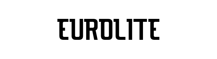 EUROLITE  font caratteri gratis