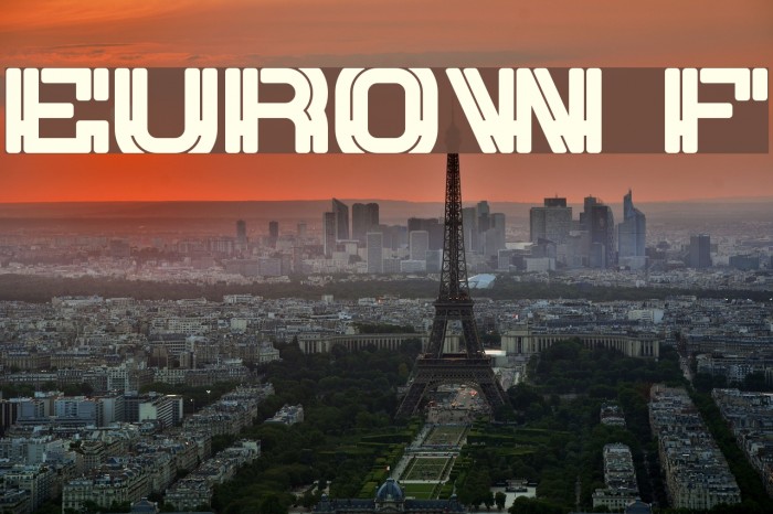 EUROW Font examples