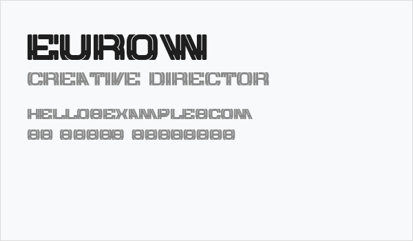 EUROW Business Card