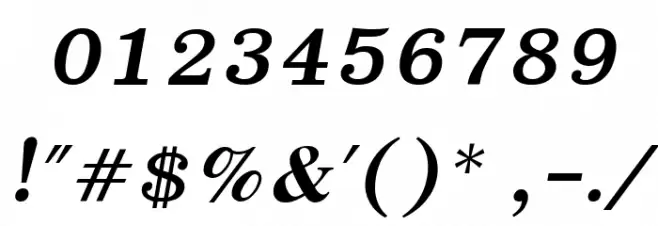 EucrosiaUPC Bold Italic Font OTHER CHARS