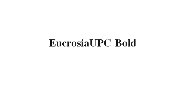 EucrosiaUPC Bold Logo