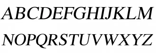 EucrosiaUPC Italic Schriftart Groß
