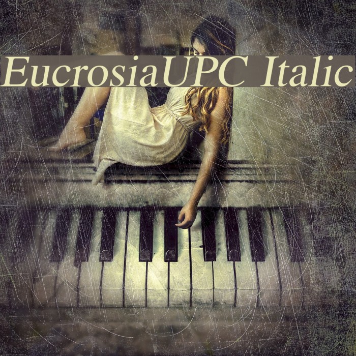 EucrosiaUPC Italic Font examples