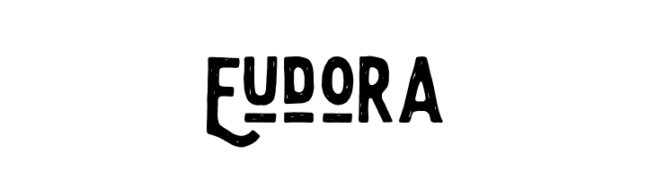 Eudora  フリーフォントのダウンロード