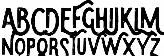 Eudora Font UPPERCASE