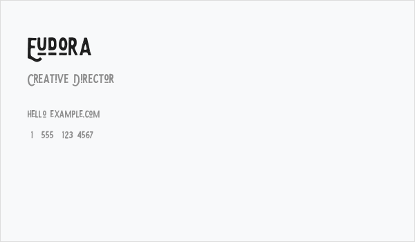 Eudora Business Card