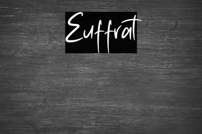 Euffrat Font examples