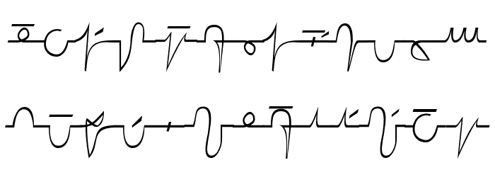 Eufnix Font LOWERCASE