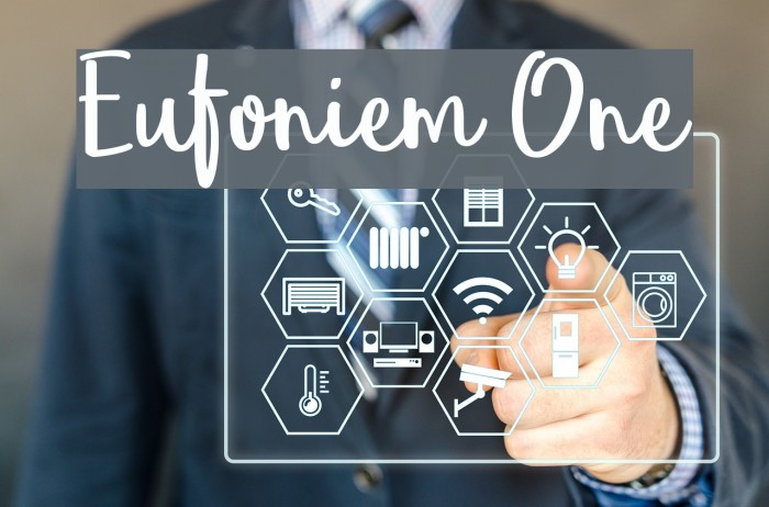 Eufoniem One Font examples