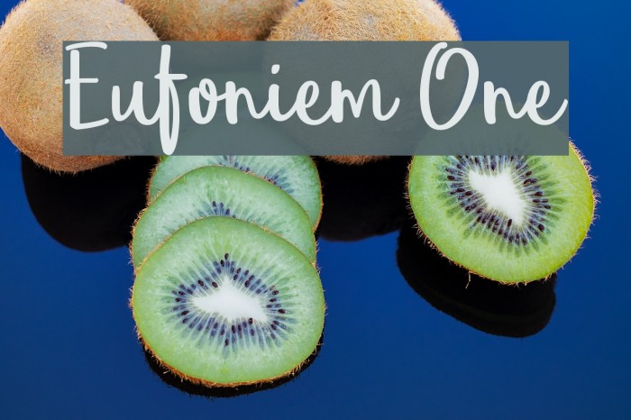 Eufoniem One Font examples