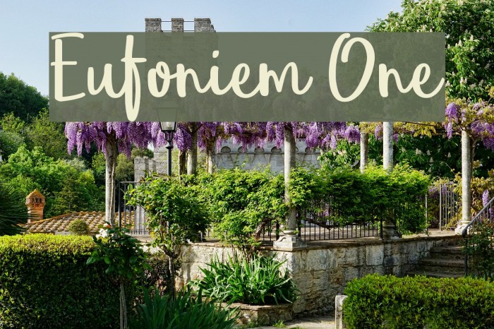 Eufoniem One Font examples