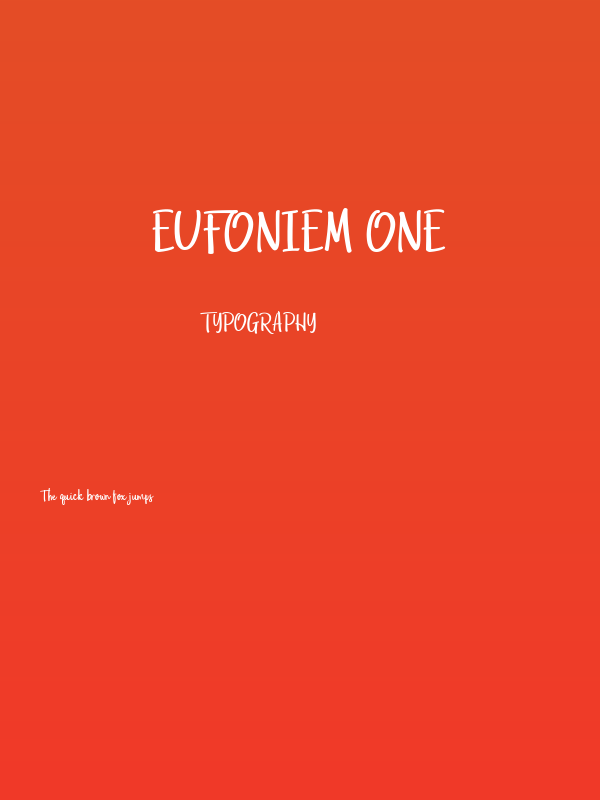 Eufoniem One Poster