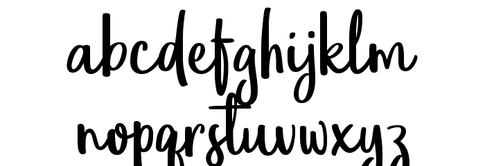 Eufoniem One Font LOWERCASE