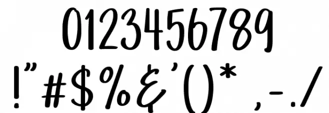 Eufoniem Two Font OTHER CHARS