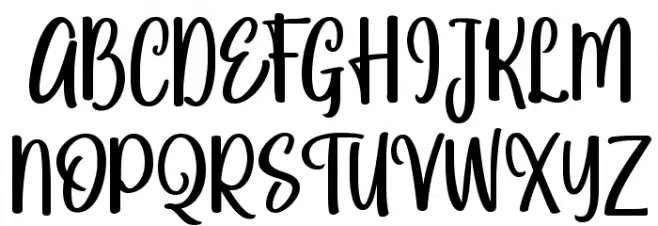 Eufoniem Two Schriftart Groß