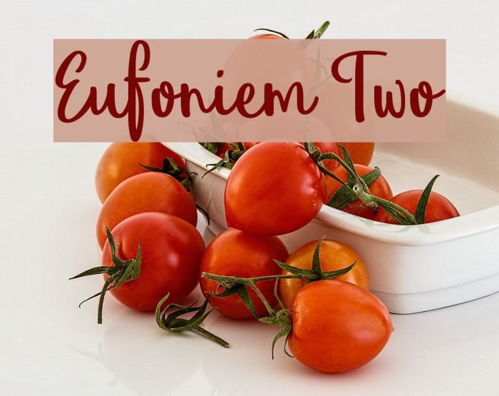 Eufoniem Two Font examples