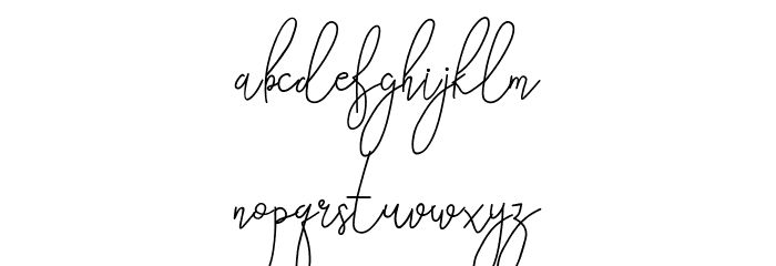 Eufora Font LOWERCASE
