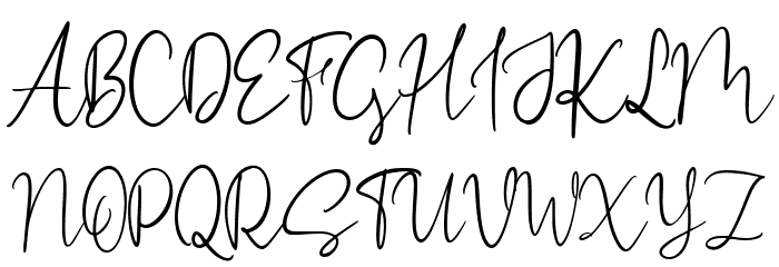 Eugellyca Regular Font UPPERCASE