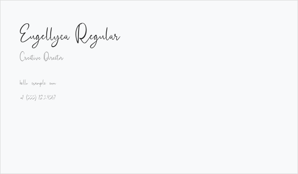Eugellyca Regular Business Card