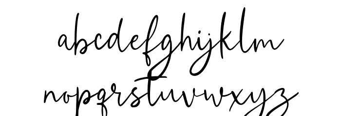Eugellyca Regular Font LOWERCASE