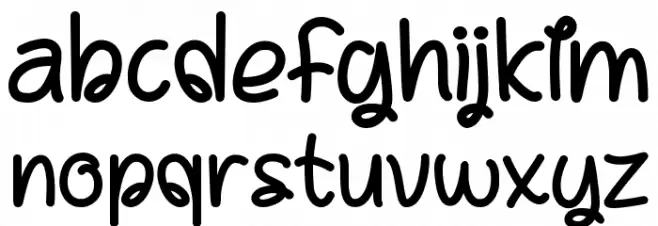 Eugene Schriftart Kleinbuchstaben