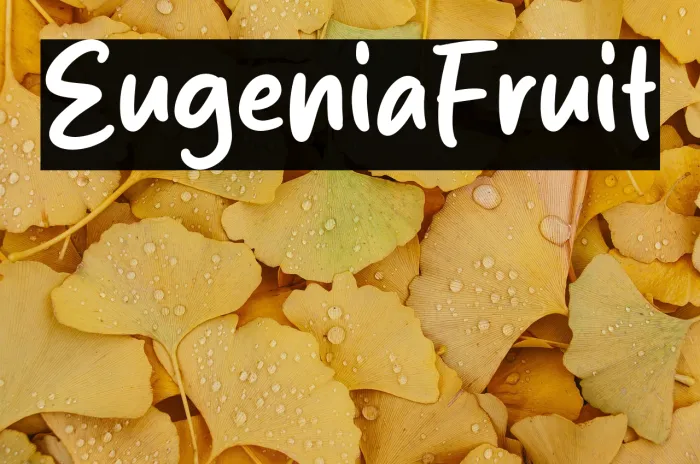 Eugenia Fruit Example 1