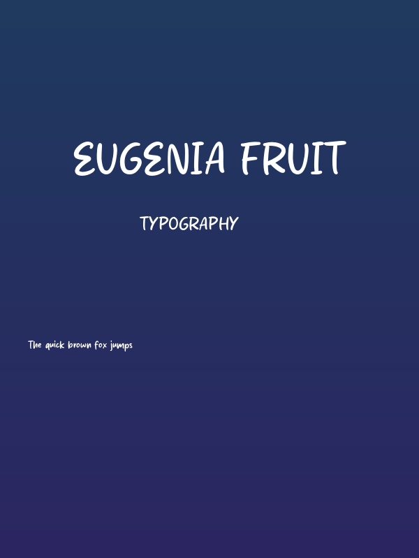 Eugenia Fruit Poster
