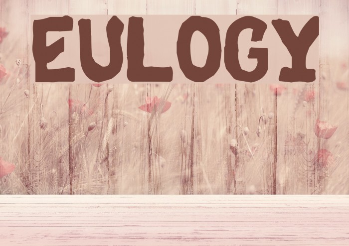 Eulogy Font examples