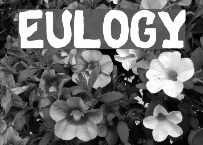 Eulogy Caratteri examples