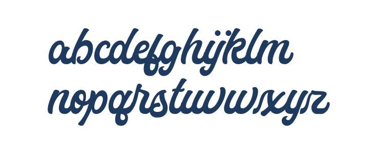 Eunila Script Free Personal Use Regular Lowercase