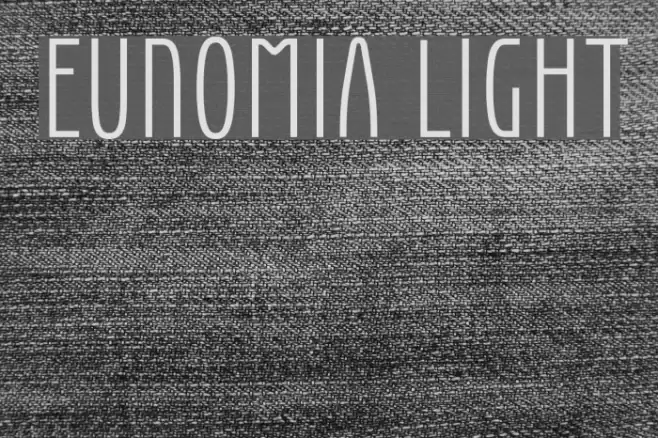 Eunomia Light Font examples