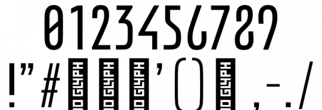 Eunomia-Regular Font OTHER CHARS