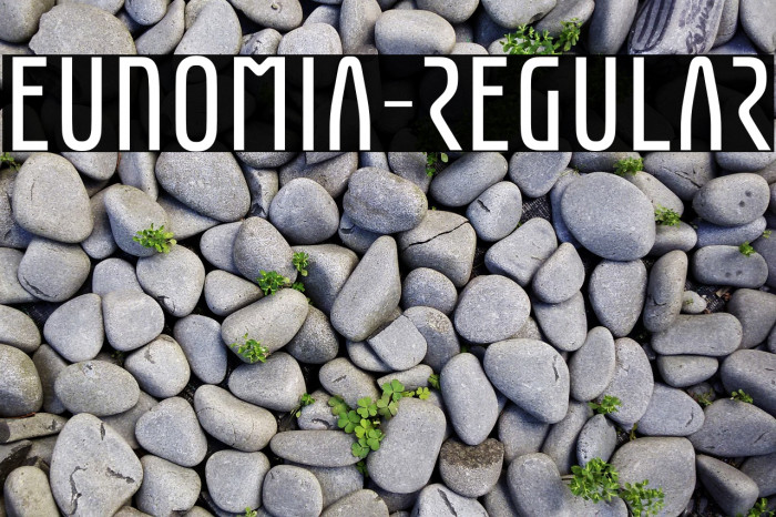 Eunomia-Regular फ़ॉन्ट examples